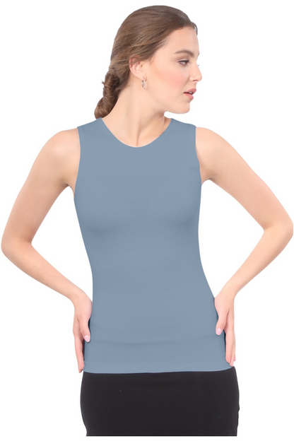 Premium Sleeveless Layering Tank Top with Full Shoulder Coverage